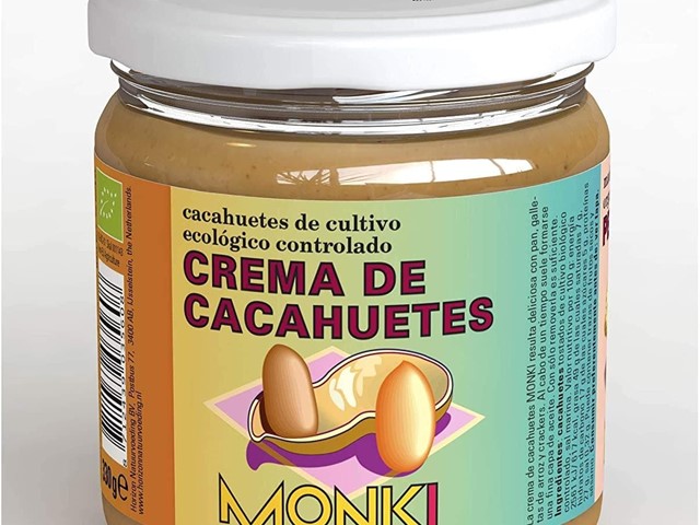 Crema cacahuetes MONKI 330 gr Bio